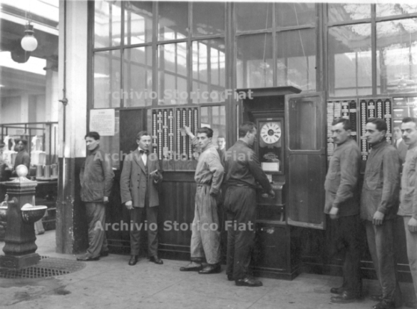 Timbracartellini stabilimento Fiat